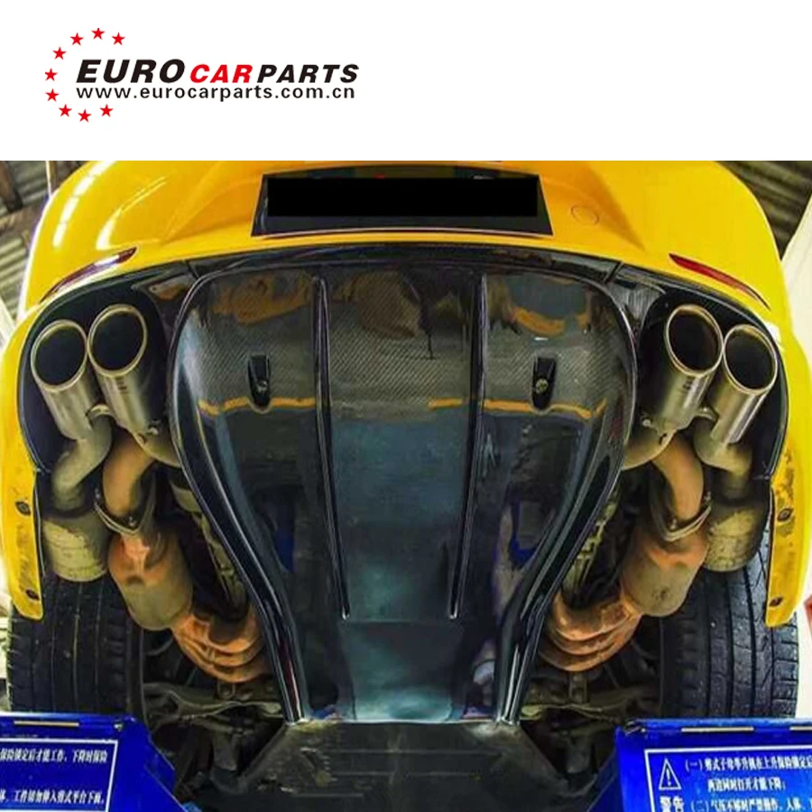 Стильный карбоновый спойлер Posche 911 991 в передний для углеродного диффузора