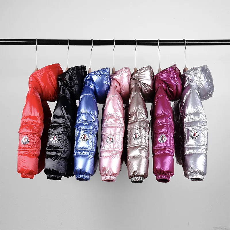 90% утиный пух куртка пальто для маленьких девочек мальчиков парка детская с