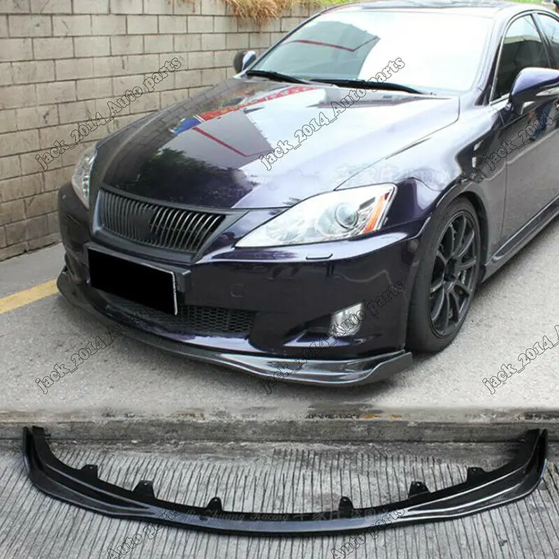 Передний бампер из настоящего углеродного волокна заводской спойлер для LEXUS IS250