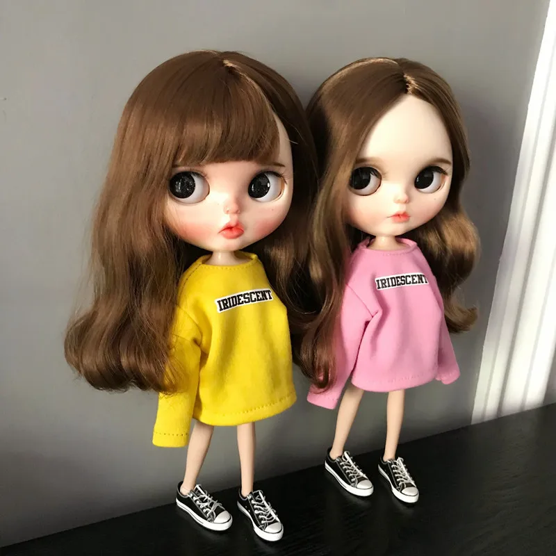 

HOUZIWA модная классическая рубашка OB24 OB27 Azone Одежда для кукол Blyth