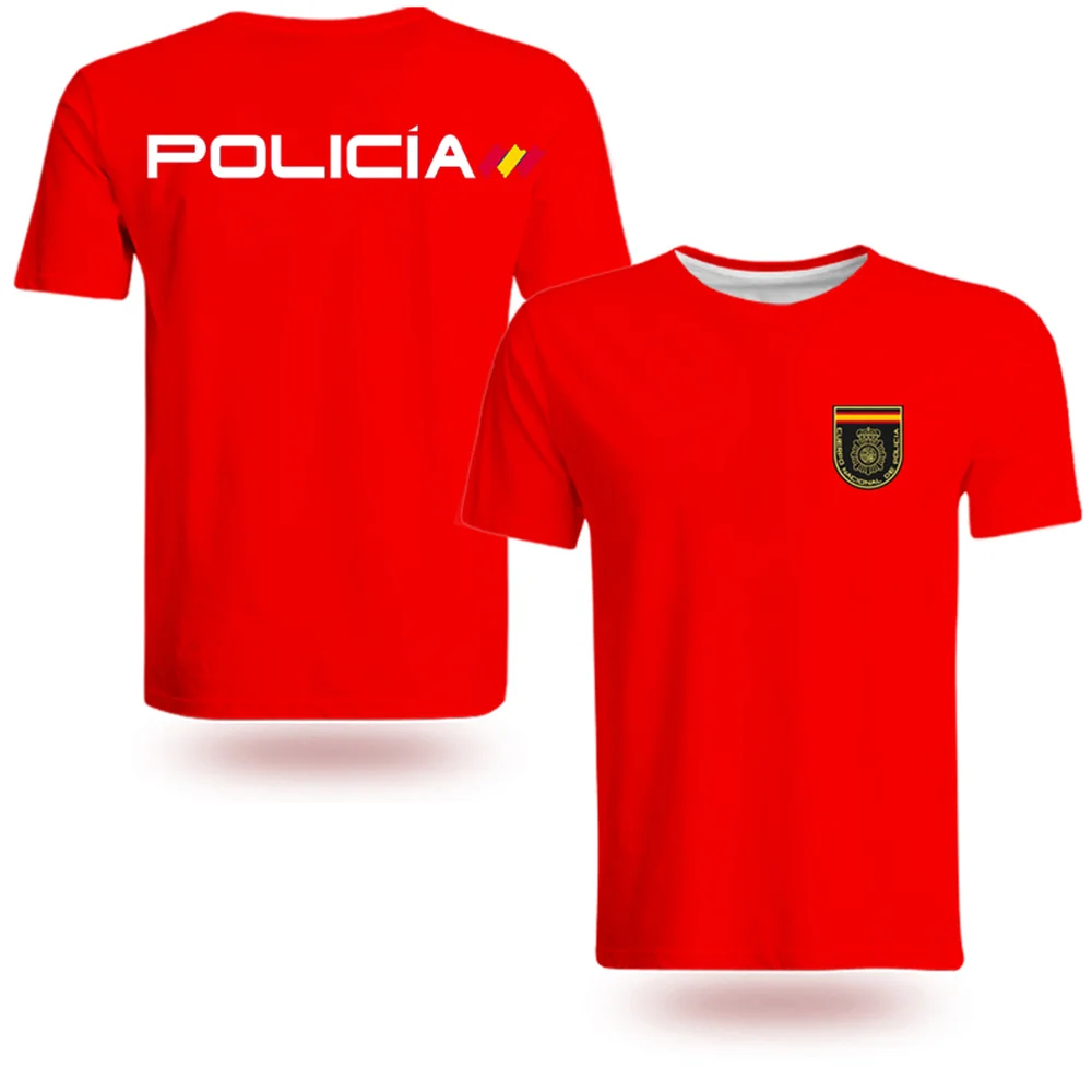 

Espana Policia CNP UIP UPR anti riot Force T-shirt Short Sleeve Men Tops Spain National Police T Shirt Man Cool