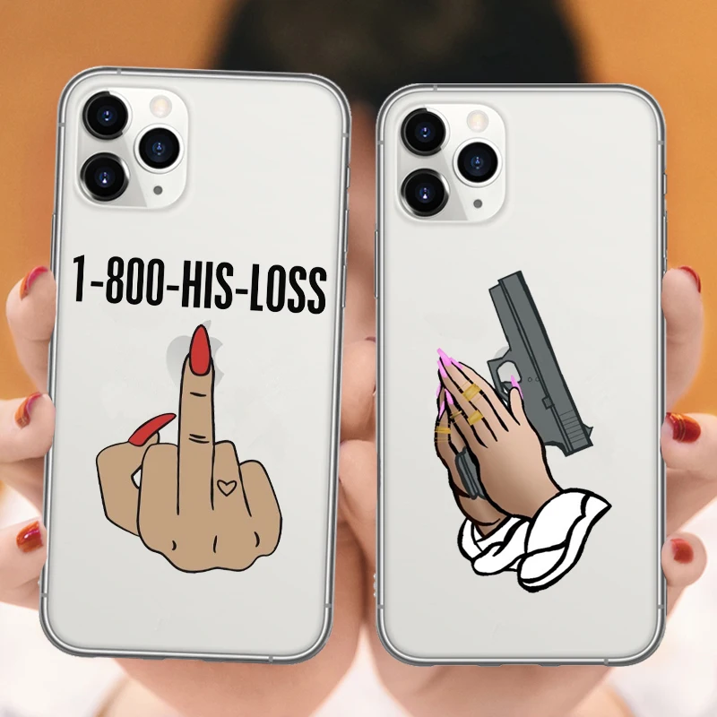 Забавный силиконовый чехол для телефона с рисунком заработанных денег девушки и