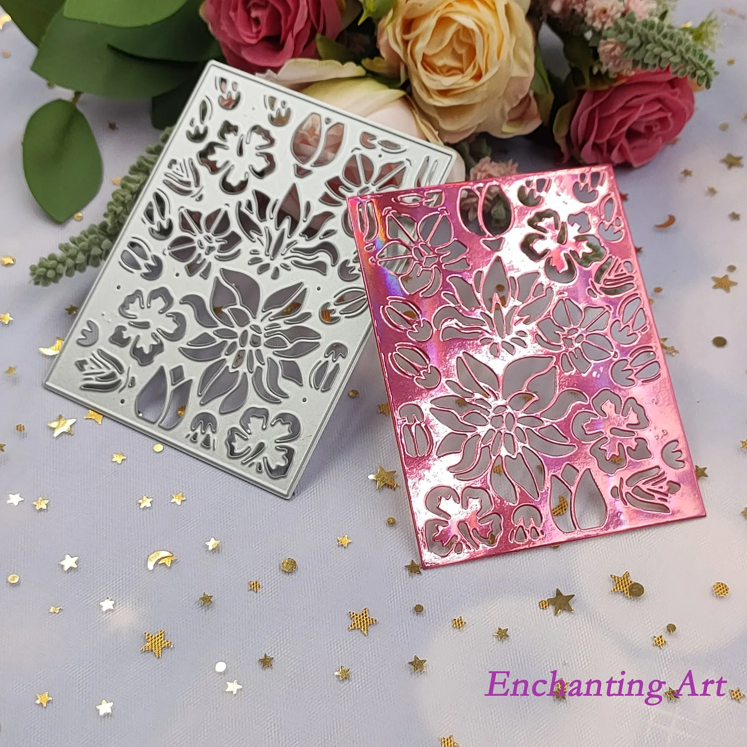 

Flower Adornment Metal Cutting Dies 2021 New Stencils for DIY Scrapbooking/Photo Album Decorative Embossing DIY Paper Cards