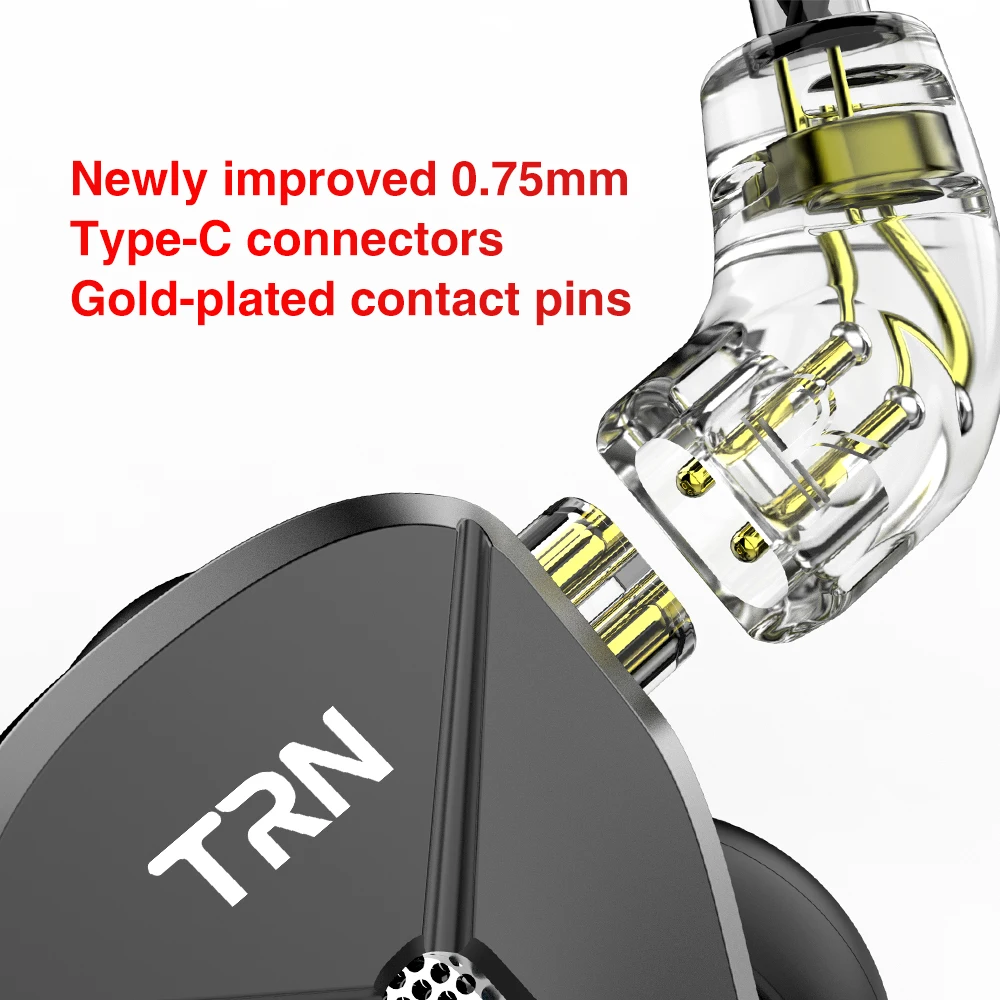 TRN BA5 5BA драйвер Untis металлические наушники в ухо IEM HIFI монитор Бег Спорт гарнитура