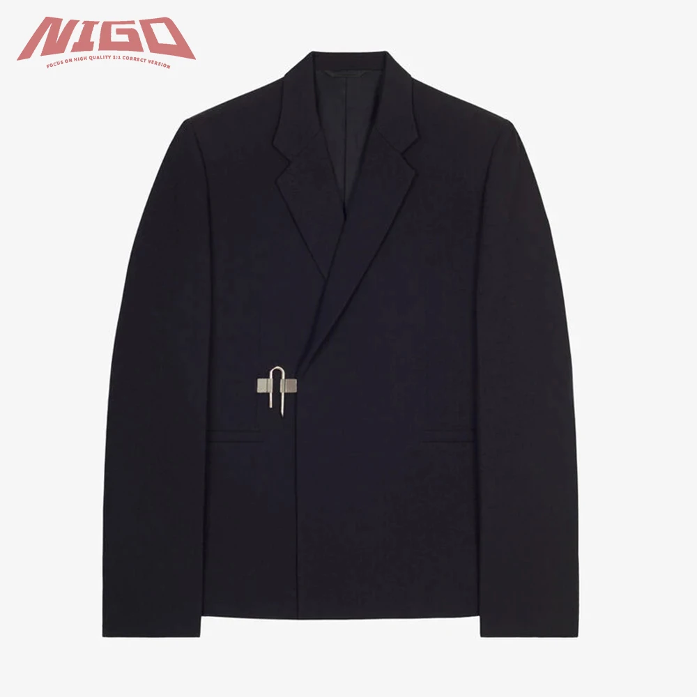 

NIGO 21ss G куртка из шерсти с замком закрывающее пальто куртка # nigo1317