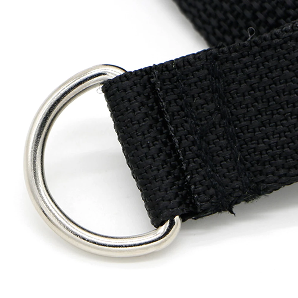 Foam Padded Fitness Handle with Nylon Webbing Effective Multi-purpose D Ring Working-out Accessories for Pull Rope |