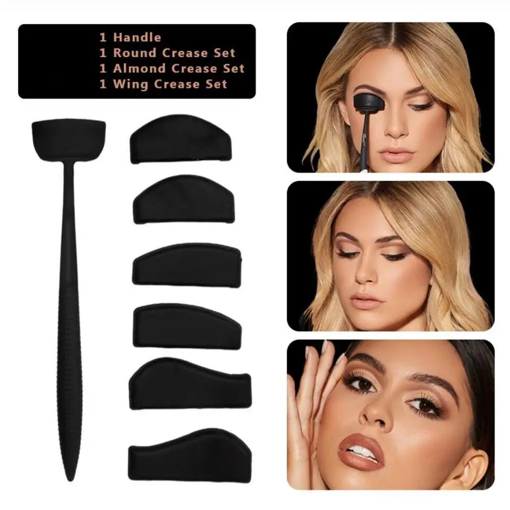 

6-In-1 Handle Silicone Crease Molding Lazy Eyeshadow Stamp Kit, Ladies Cosmetics, Easy To Use