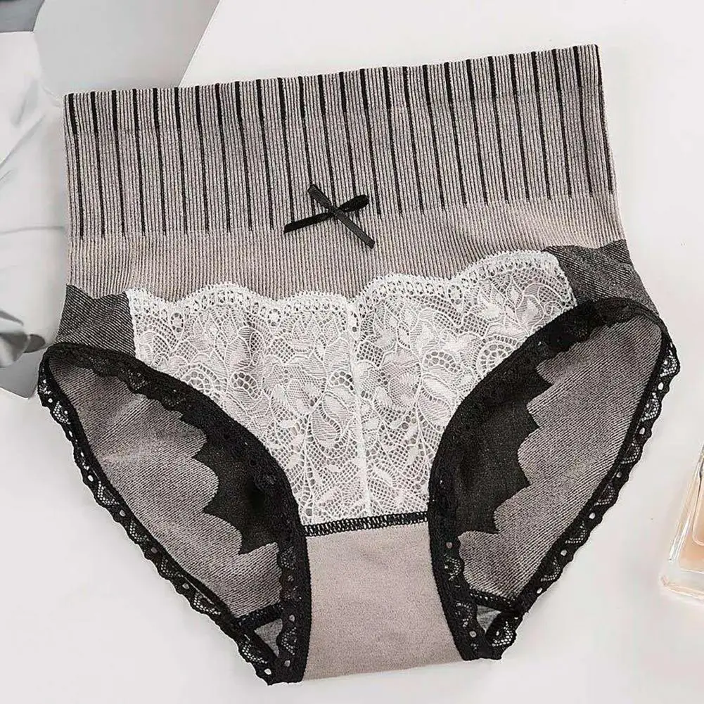 

Panties Lace Stitching Breathable Body Shaper Women Seamless High Waist Panties for Daily Wear