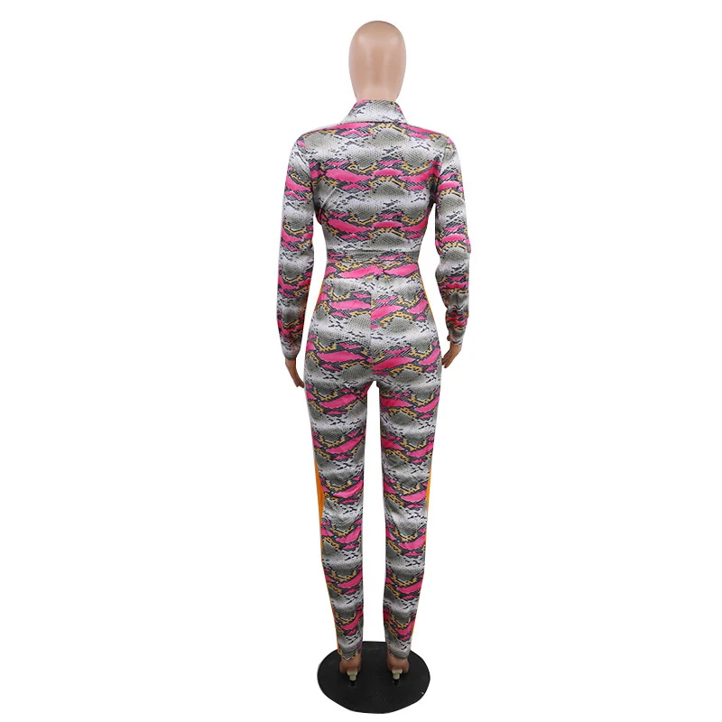 Модный повседневный укороченный топ с длинными рукавами и принтом сбоку в