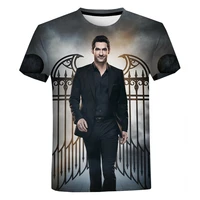 lucifer tv king of hell 3d printed oversized t shirt camisetas hombre o neck fashion casual harajuku short sleeved t shirt top