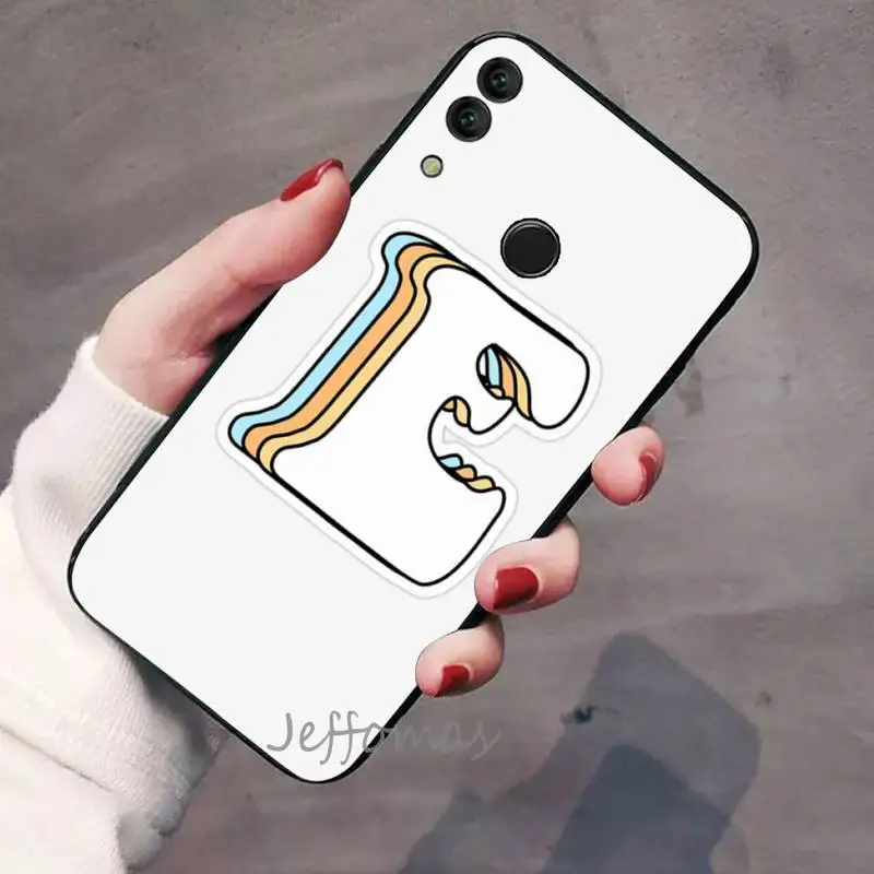 

Cute Letters Phone Case For Huawei Honor view 7a5.45inch 7c5.7inch 8x 8a 8c 9 9x 10 20 10i 20i lite pro
