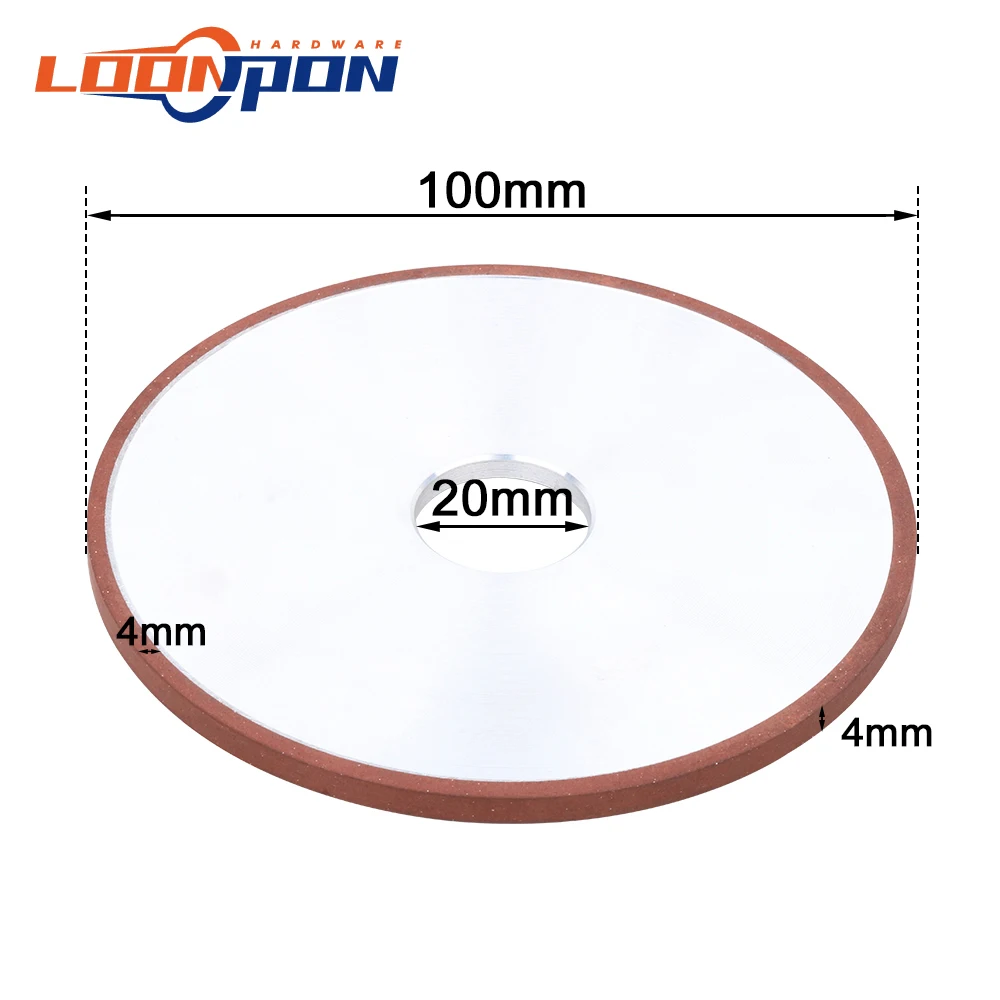 

Алмазный шлифовальный круг Loonpon 100 мм, 80-400 Grit