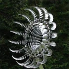 Уникальная и волшебная металлическая ветряная мельница, солнечный ветряной Спиннер, кинетические металлические ветряные Спиннеры для наружного декора патио, газона, сада