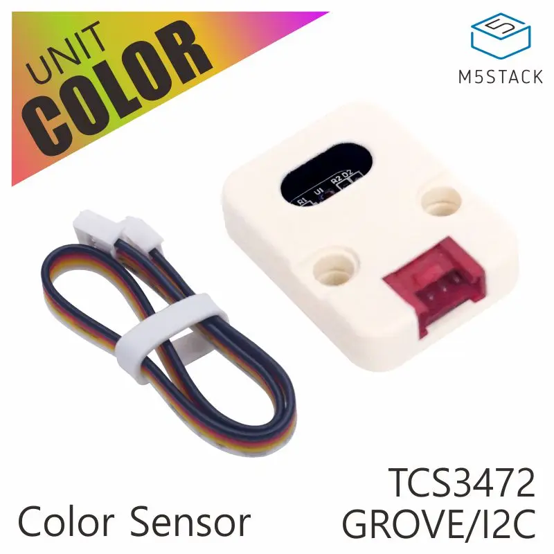 

M5Stack официальный цветной блок TCS34725 цветной датчик RGB цветной датчик разработка модуль Grow I2C совместимый