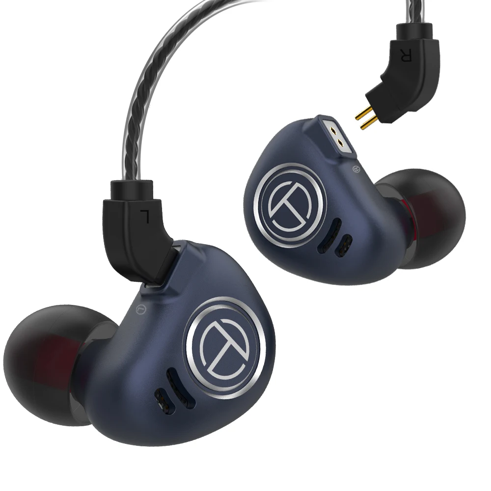 Гибридные наушники вкладыши TRN V90 1DD + 4BA Hi Fi DJ монитор спортивные для бега