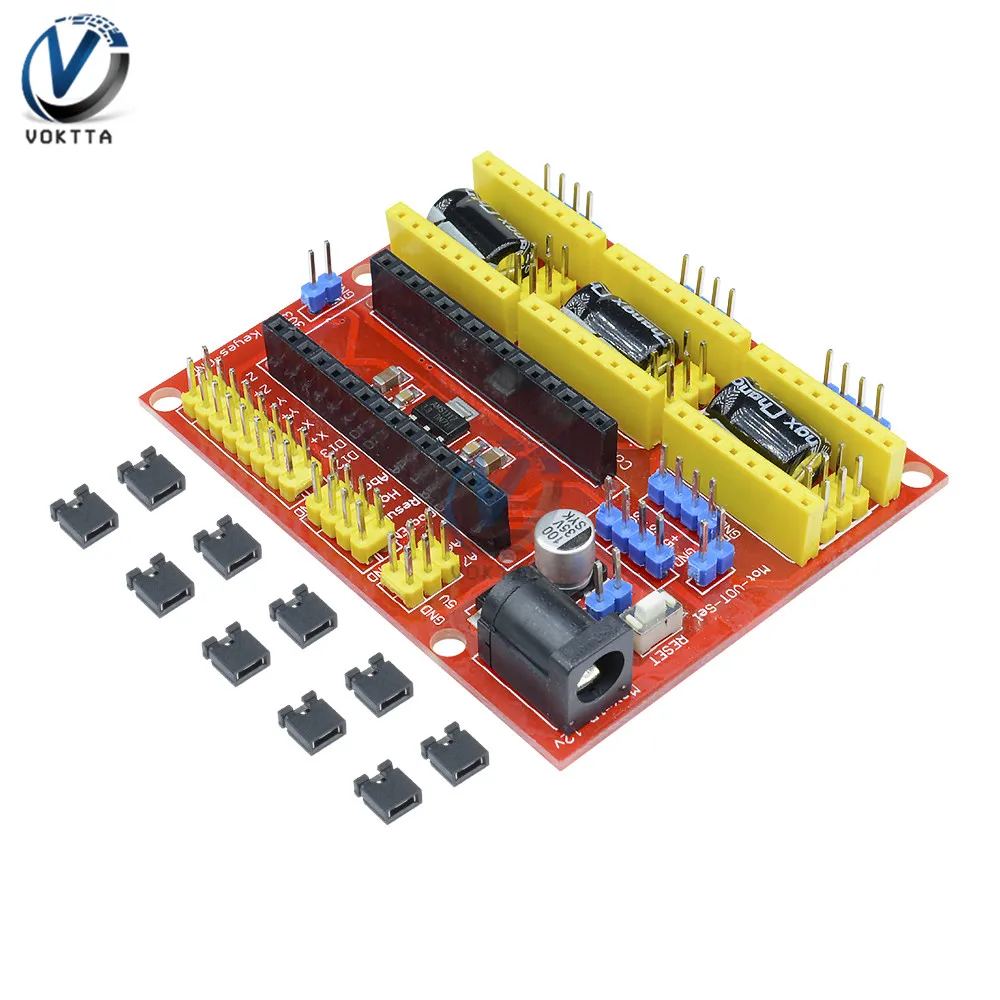 I2C IIC CNC Щит V4 гравировальный станок 3-осевой Драйвер шагового двигателя Плата