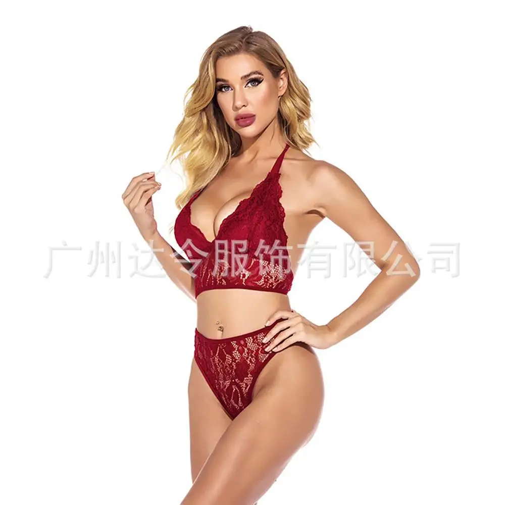 

Lace Sexy Suit Lingerie Transparent Hot Porno Lace Erotic Underwear Sexy Bra Set And Garter Lingerie Sexy Hot Erotic