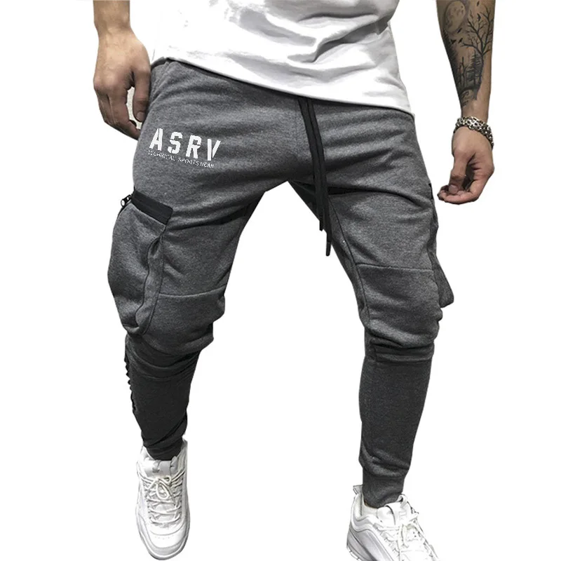 

2020 Spring Autumn New Overalls Men's Casual Pants Korean Version of Loose Multi-pocket Sports Fitness Men's Trousers Joggers