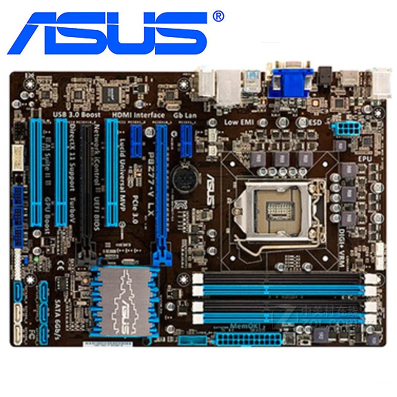 Материнские платы ASUS P8Z77 V LX LGA 1155 DDR3 32 ГБ для Intel Z77 десктопная материнская плата