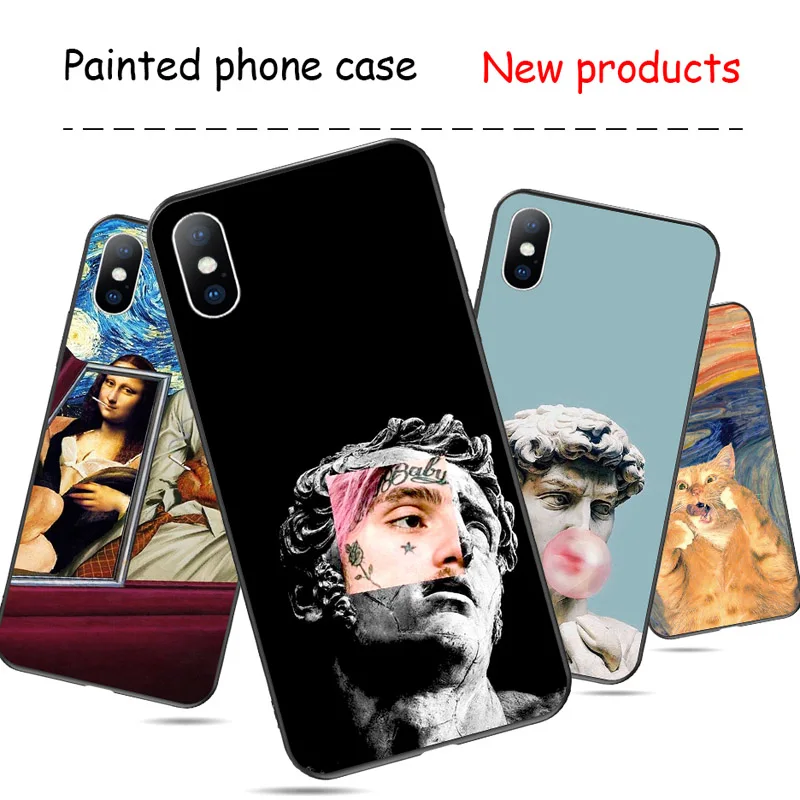 Lovebay художественный абстрактный чехол для телефона iPhone X XR XS Max 11 Pro Max 8 7 6 6s Plus Мягкий ТПУ силиконовый чехол с животным принтом