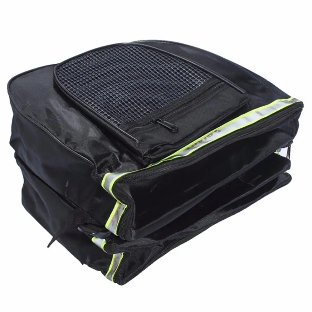 

Bicycle Double Zipper Luggage Bag Road Mountain Bike Rear Seat Bag Pannier Cargo Carrier Container Bag Saddle Bag