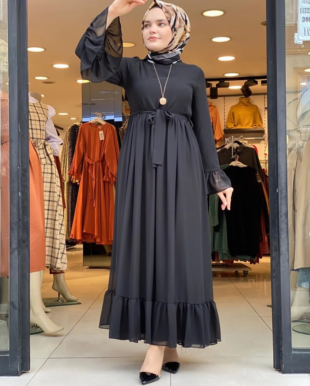 

Mubarek Dubai Abaya Hijab Muslim Dress Women Kaftan Turkish Islam Clothing Ramadan Eid Robe Femme Ete Musulmane Vestidos