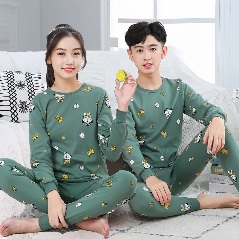 

Autumn Children Clothes Cotton Boys Pajamas Sets Kids Clothing Suit Nightwear Baby Girls Sleepwear Teenage Girls Boys Pyjamas