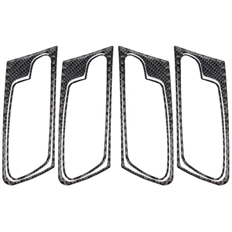 Углеродное волокно крышка внутренней дверной ручки Накладка для BMW X5 E70(2008-2013) X6