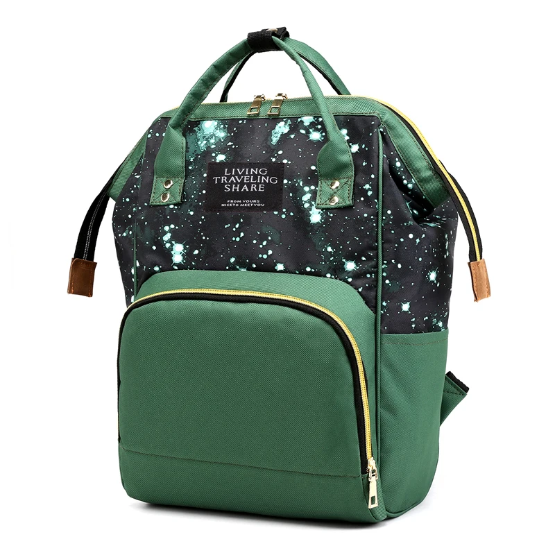 Рюкзак для мам сумки подгузников на молнии большая емкость дорожная сумка