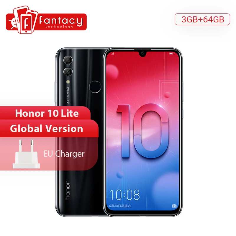 Глобальная версия Honor 10 Lite смартфон Kirin 710 Восьмиядерный 6 21 дюймов 24 МП