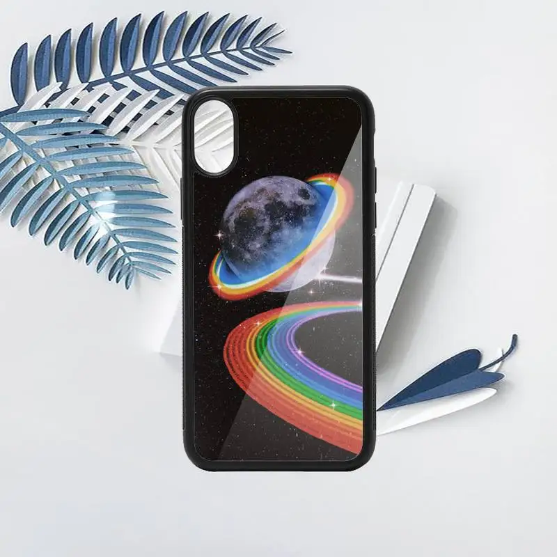 

Cartoon space planet Phone Case TPU For iPhone X XR XS 11 12 mini Pro MAX 6 6S 7 8 Plus SE 2020