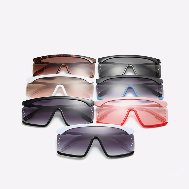 

2019 New Brand Fashion Oversize Square Sunglasses Colorful Sunglasses Trend Versatile Sunglasses UV Protection Shades For Women