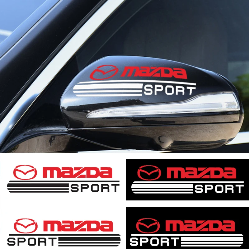 2 шт. автомобиля стикер зеркалом заднего вида наклейки для Mazda 3 Axela 6 Atenza детей