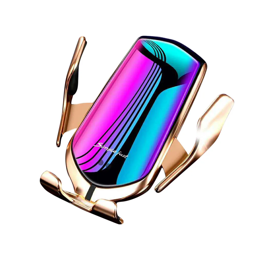 Wireless Charging Automatic Clamping Car Charger Fast Mount for i Phone Sams ung Chargering-L814 | Электроника