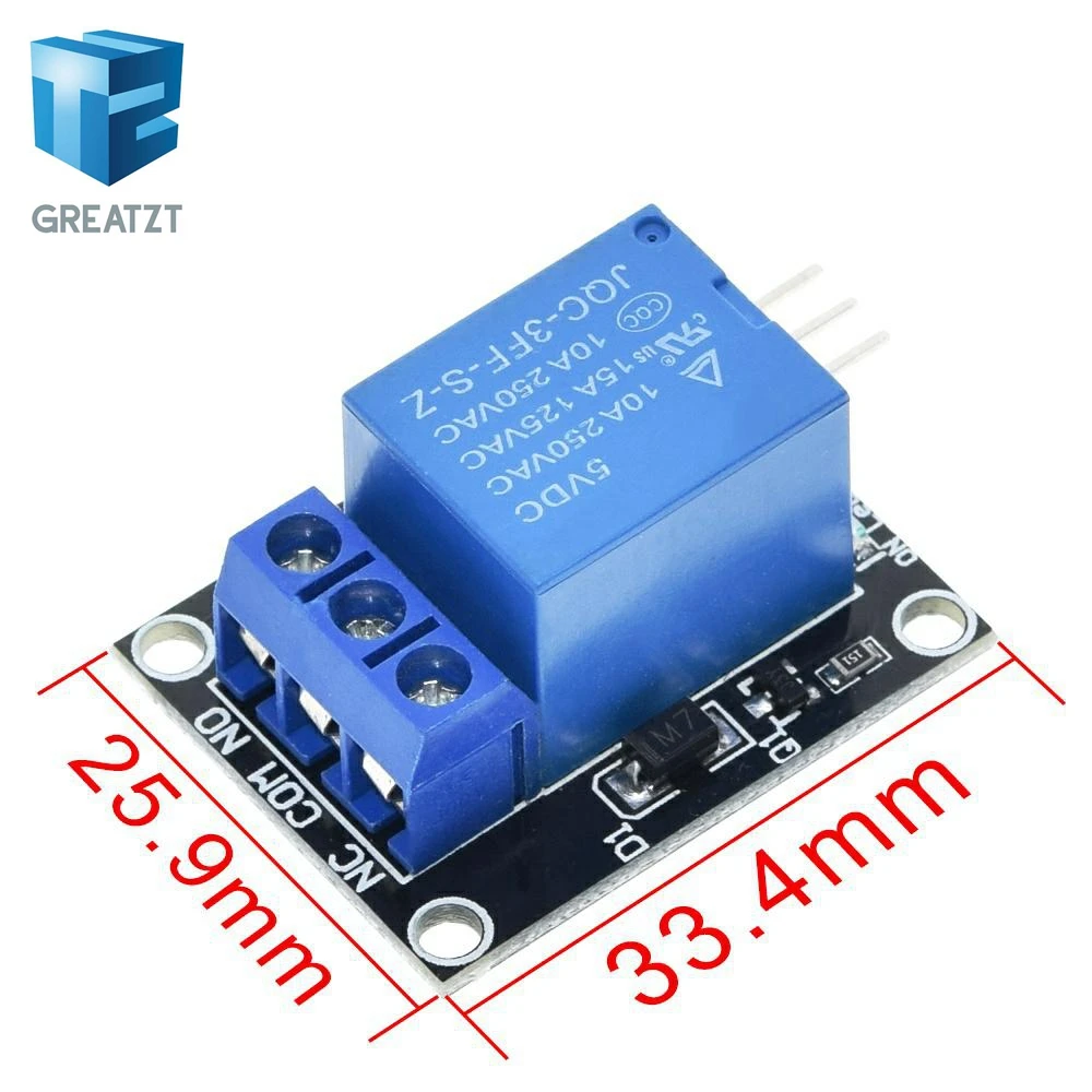 Плата модуля реле GREATZT 1 шт. KY 019 5 В канальный для PIC AVR DSP ARM arduino|relay module|shield for arduinoshield