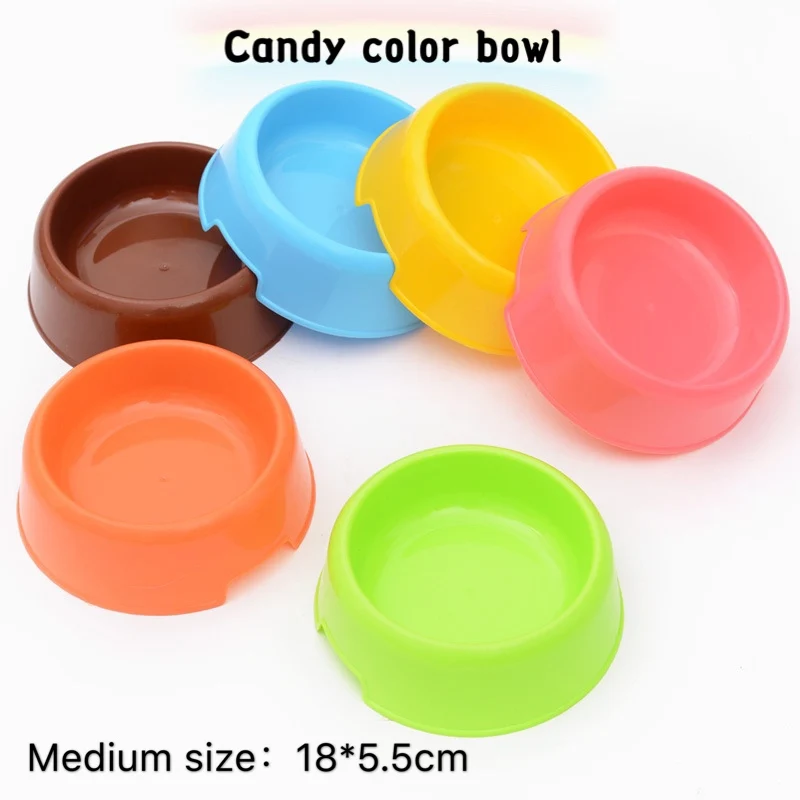 Пластиковые миски среднего размера для домашних животных безопасная маленькая