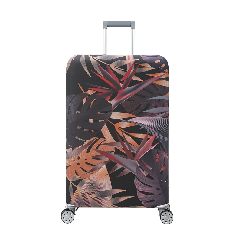 Color 12 Толстый дорожный Багаж защитный чехол костюм чехол Baggag эластичный чехол для чемодана аксессуары для путешествий применимы к 18-32 дюймов - Цвет: Color 12