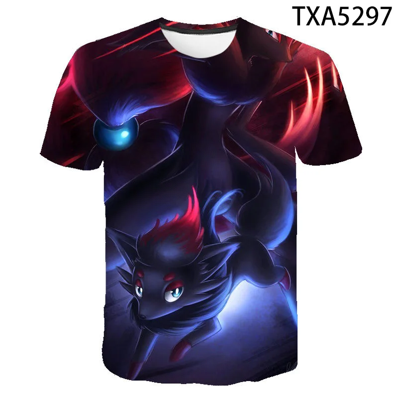 

New Summer 3D Printed Cartoon Anime T Shirts Casual Men Women Children Game Short Sleeve Boy Girl Kids Streetwear Cool Tops Tee