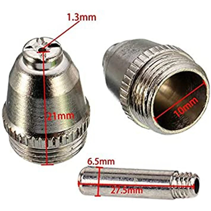 

WELD SG-55 AG-60 WSD-60 Plasma Cutter Torch Consumables KIT TIPS 40/50 / 60 Amp (70 Pcs)