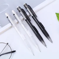 0 5mm0 7mm mechanical pencils set blackwhite with eraser refillable propelling graphite kawaii stationery for school supplies