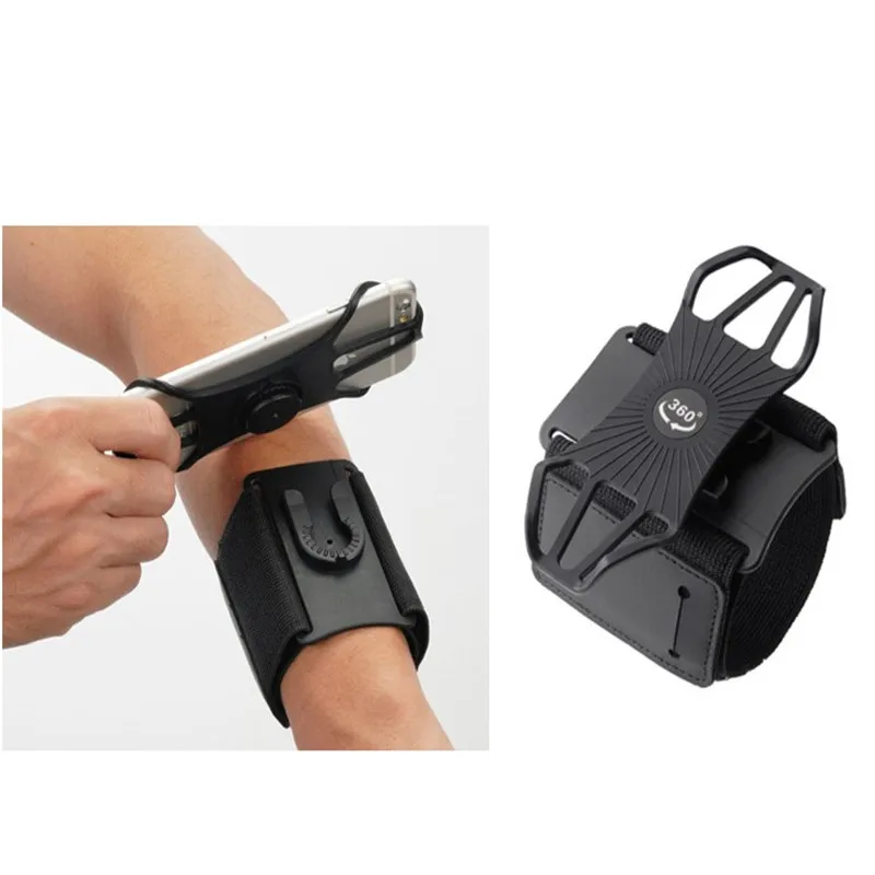 

Универсальный наружный Съемный вращающийся спортивный держатель для телефона наручный чехол для смартфона тренажерного зала Сумка для бе...