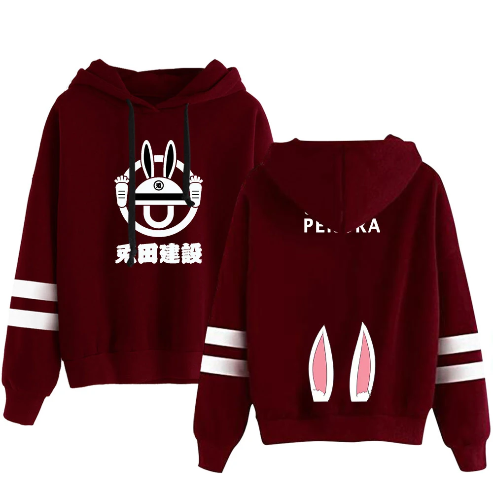 Толстовка usada Beijing Ora с принтом манги параллельные полосы милый пуловер