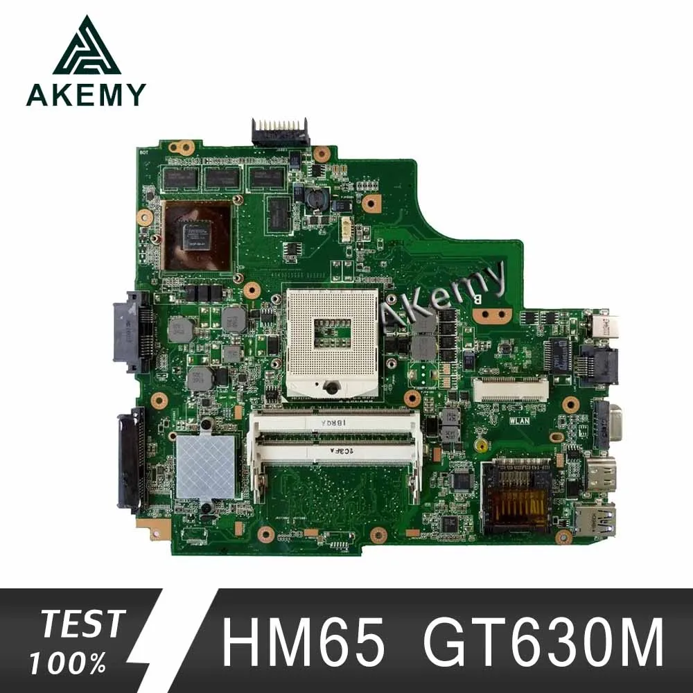 Akemy K43SM материнская плата для ноутбука ASUS X43S A43S K43S A83S A84S K43SJ K43SV материнская плата OK HM65 GT630M