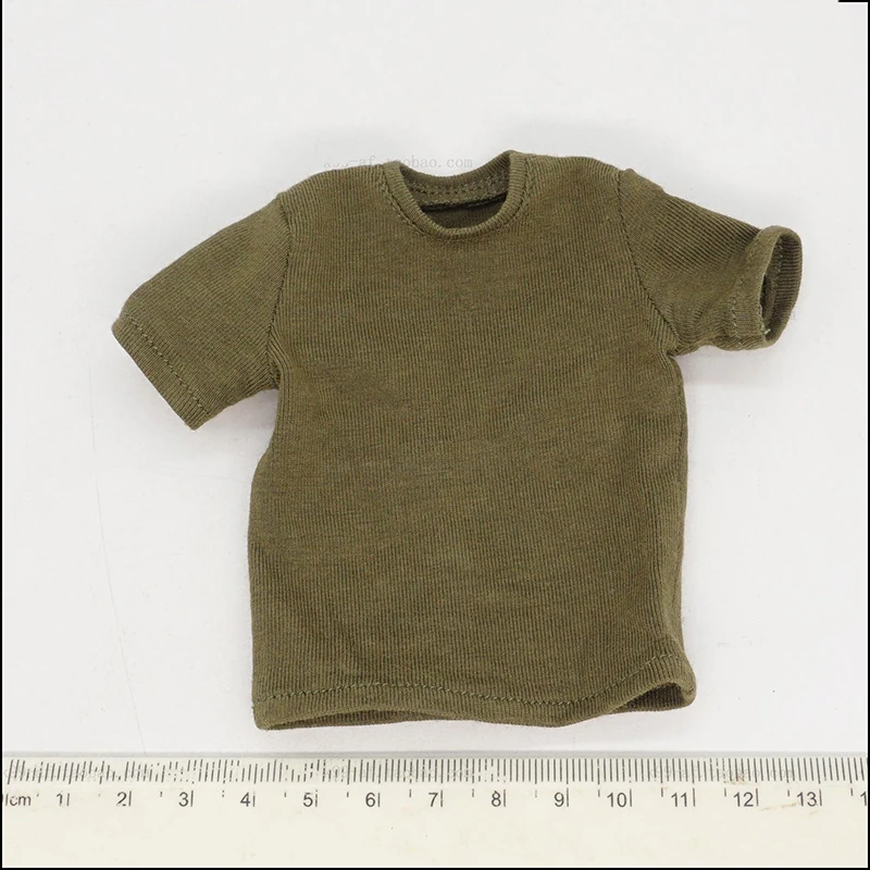 Масштаб 1/6 SS115 зеленая футболка с коротким рукавом модель для 12-дюймовых фигурок