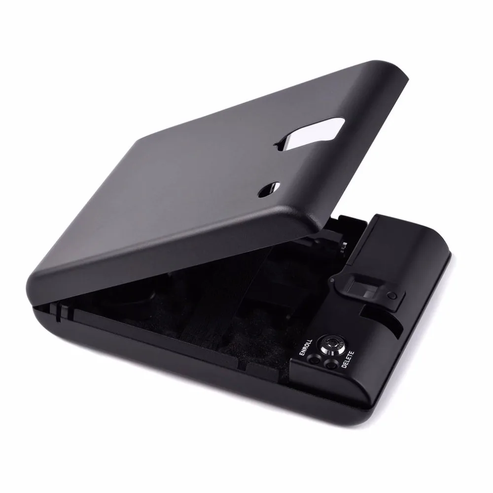 Портативный Сейф для оружия сейф отпечатков пальцев датчик секретный ящик