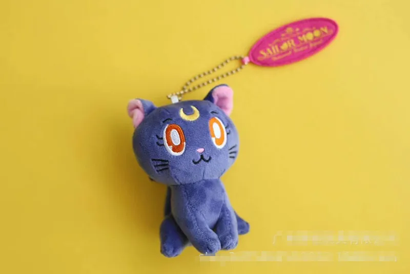 10 шт./лот японское аниме плюшевый милый кавайный котик брелок Шарм oyuncak Подвески