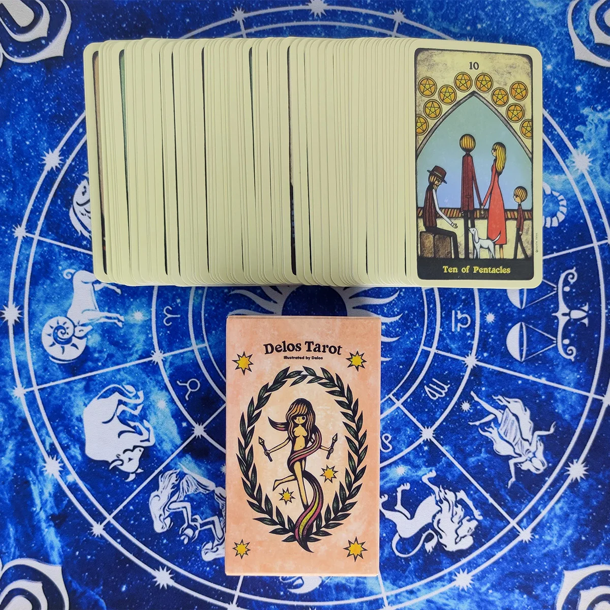 Delos Таро карты гадания колода развлечения вечевечерние настольная игра