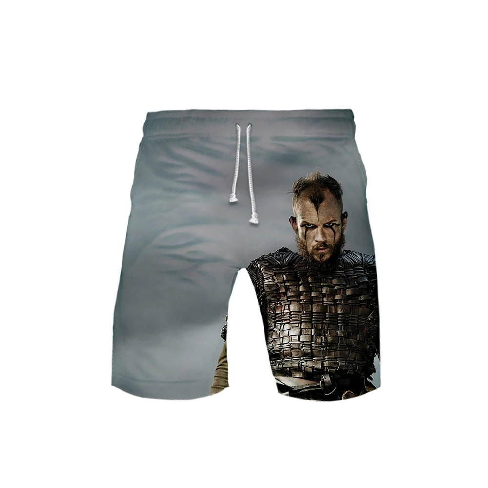 Vikings Ragnar Lothbrok Hip Hop Shorts Trunks Summer New Quick Dry Beach Men Short Pants Wear | Мужская одежда