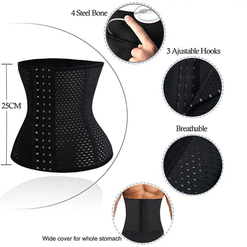 Man Slimming Body Shaper Male Waist Trainer Cincher Corset Men Body Modeling Belt Tummy Control Shapers Strap Fitness Shapewear