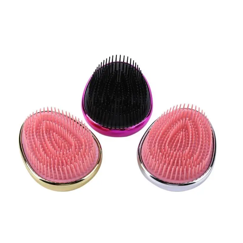Мягкая ABS пластиковая расческа для волос превосходное качество яйцо Круглая
